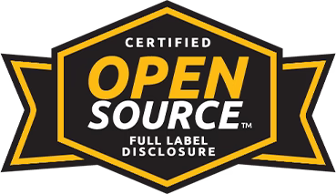 Open Source transparency badge